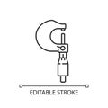 Micrometer linear icon