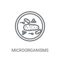 Microorganisms icon. Trendy Microorganisms logo concept on white