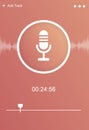 Microphone Audio Podcast Broadcast Media Graphic Concept