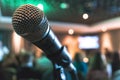 Microphone Close Up Royalty Free Stock Photo