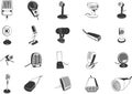 Microphone Collection Royalty Free Stock Photo