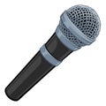 Microphone Comic Book Pop Art Cartoon Illustration Royalty Free Stock Photo