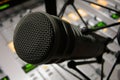 Microphone Detail Royalty Free Stock Photo