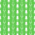Microphone icon seamless pattern.