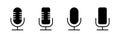 Microphone icon . karaoke icon vecto