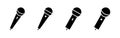 Microphone icon . karaoke icon vecto