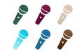 microphone icon symbol multy color