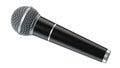 Microphone isolated on white background 3D render. Royalty Free Stock Photo