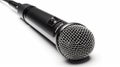 Microphone isolated on a white background. Generative AI Royalty Free Stock Photo