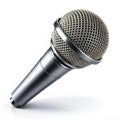 Microphone isolated on white background Royalty Free Stock Photo