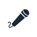 Microphone, Karaoke Icon Design Template Elements