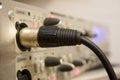 Microphone lead Royalty Free Stock Photo