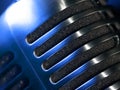 Microphone macro abstract Royalty Free Stock Photo