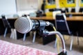 Microphone in meeting room