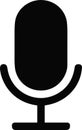 Microphone, Mic icon, Podcast icon, Studio recording Symbol Royalty Free Stock Photo