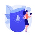 Microphone recording vector concept metaphor