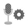 Microphone Settings Royalty Free Stock Photo
