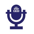 Microphone Simpel Logo Icon Vector Ilustration Royalty Free Stock Photo