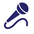 Microphone Simpel Logo Icon Vector Ilustration Royalty Free Stock Photo