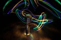 Microphone for sound, music, karaoke in audio studio or stage. Mic technology. Voice, concert entertainment background. Speech