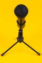 Microphone on stand