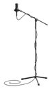 Microphone With Stand On White Background Royalty Free Stock Photo