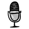 Microphone Vector Doodle Icon