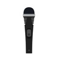 Microphone vector flat icon audio karaoke. Sound record studio music voice equipment. Concert mic broadcast interview design Royalty Free Stock Photo