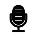 Microphone Vector icon which can easily modify or edit
