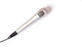 Microphone on white background. A dynamic mic