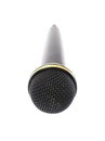 Microphone on White Background Royalty Free Stock Photo