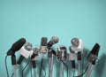 Microphones. Royalty Free Stock Photo