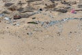 Microplastic pollution littering Waimanalo Beach