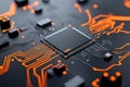 Microprocessor future. Quantum computing, big data, database technology. Advances in CPU and microprocessor technology