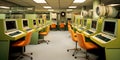 Microprocessor Revolution The s computer rooms where silicon chips reign supreme. Concept Technology, Computers, Silicon Chips,