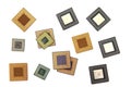 Microprocessors Royalty Free Stock Photo