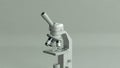 Microscope character Royalty Free Stock Photo