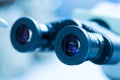 Microscope Eyepiece Royalty Free Stock Photo