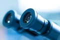 Microscope Eyepiece Royalty Free Stock Photo