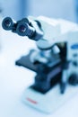 Microscope Eyepiece Royalty Free Stock Photo