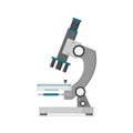 Microscope flat vector icon Royalty Free Stock Photo