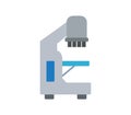 Microscope icon illustrated in vector on white background Royalty Free Stock Photo