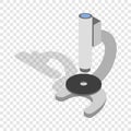 Microscope isometric icon