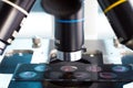 Microscope in Laboratory