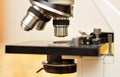 Microscope lens Royalty Free Stock Photo
