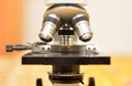 Microscope lens Royalty Free Stock Photo