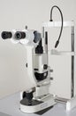 Microscope for medical researches Royalty Free Stock Photo