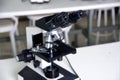 microscope optical instrument capable of magnifying images of very small objects thanks to its resolving power