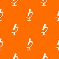 Microscope pattern seamless Royalty Free Stock Photo