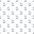 Microscope pattern seamless Royalty Free Stock Photo
